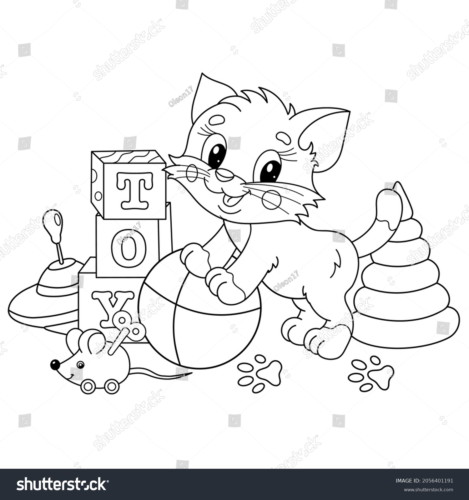 5500 Little Cat Coloring Pages  Best HD