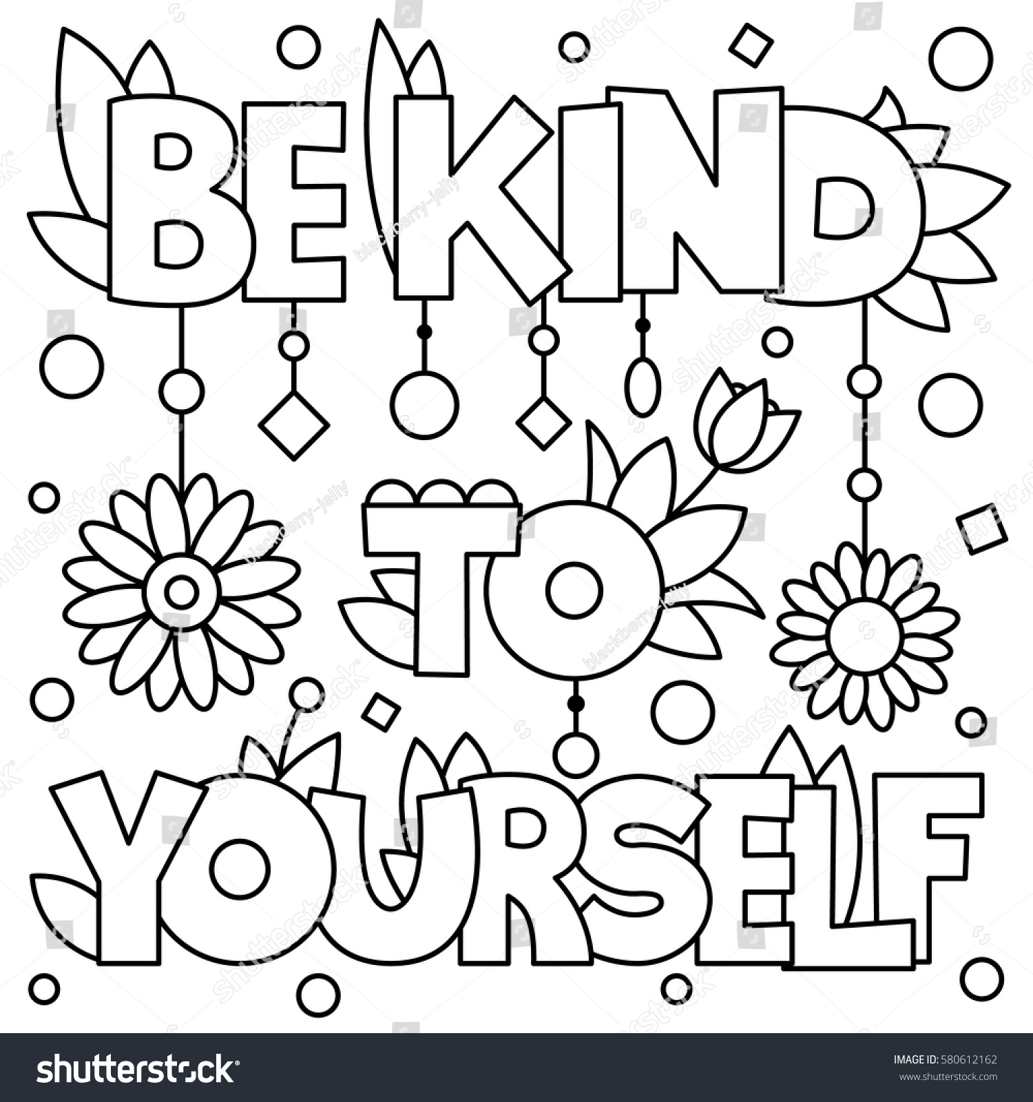 Coloring Page Vector Illustration Stock Vector (Royalty Free) 580612162 ...