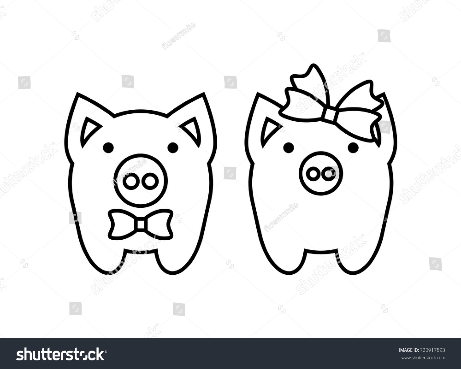 7700 Coloring Pages Of Cute Pigs  Images