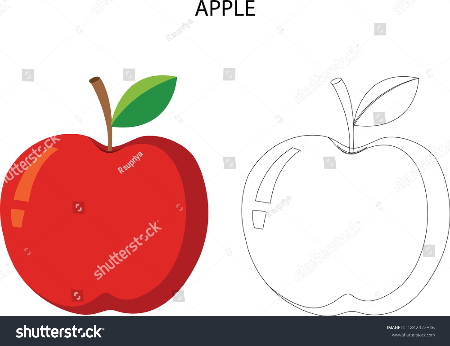coloring pages kids nursery preprimary lkgukg stock vector royalty free 1842472846 shutterstock