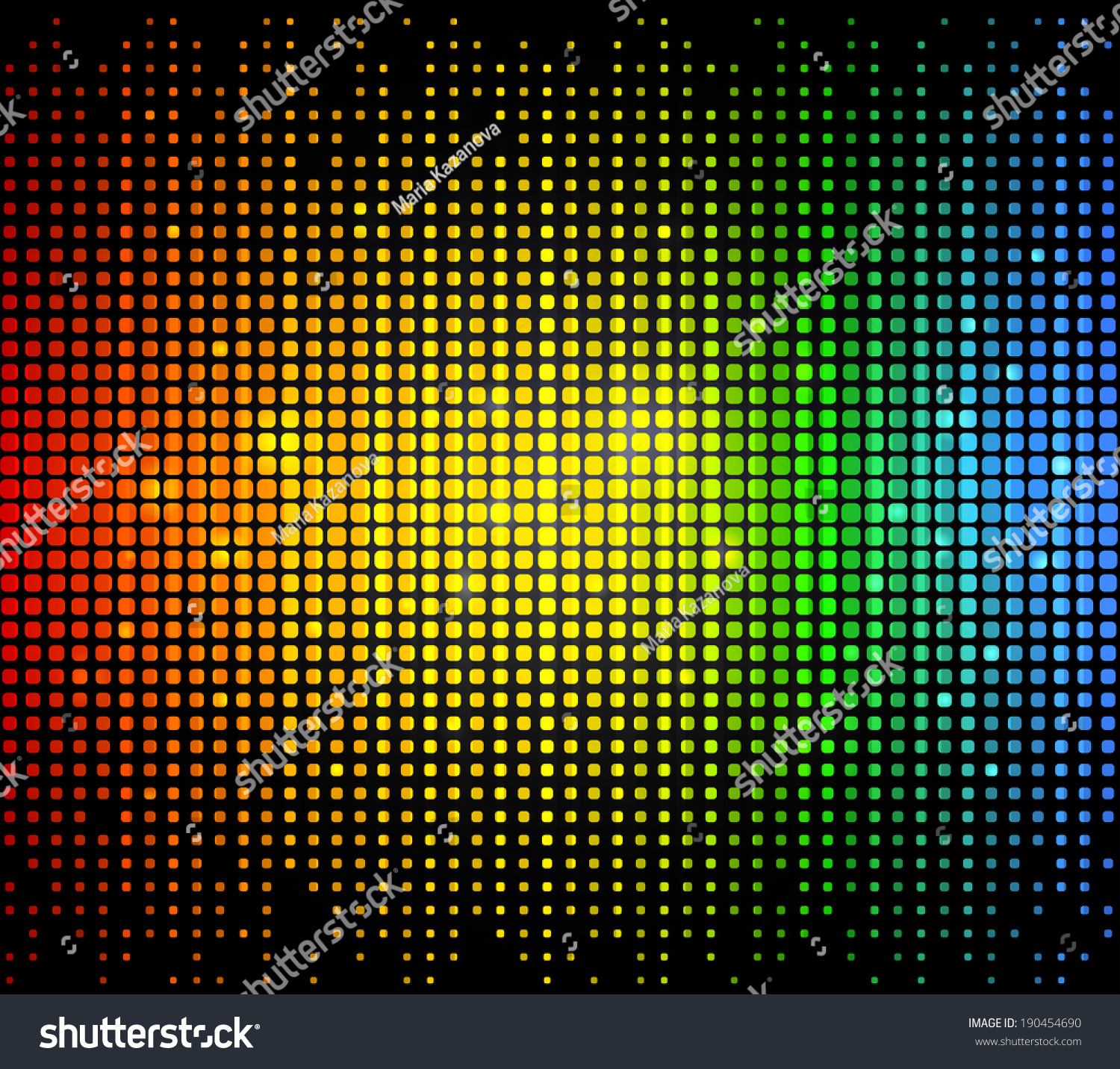 Colourful Glowing Dots Matrix Background. Vector Illustration In Eps10 ...