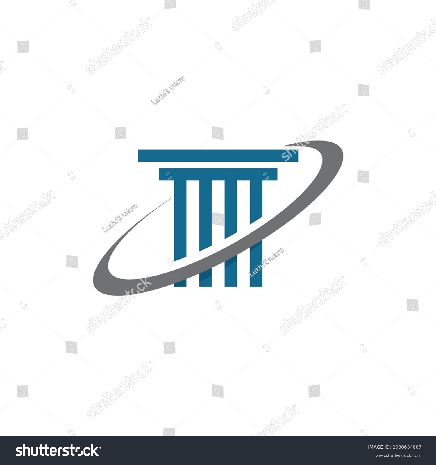 Column Logo Vector Template Vector Icon Stock Vector (Royalty Free ...