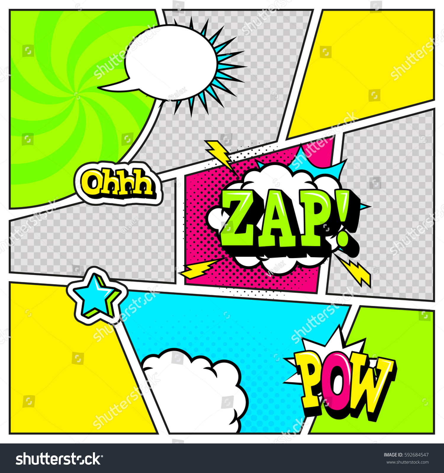 pop art powerpoint template