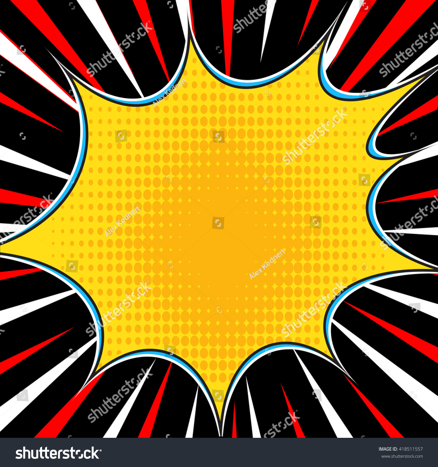 Comic Book Superhero Pop Art Style Stock Vector (royalty Free 