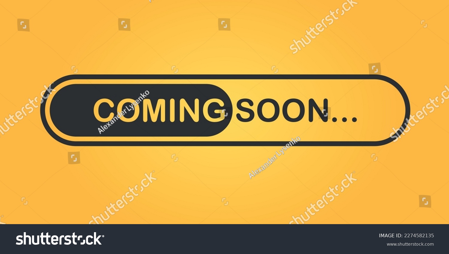 SVG of Coming soon banner icon in flat style. Promotion label vector illustration on isolated background. Open poster sign business concept. svg
