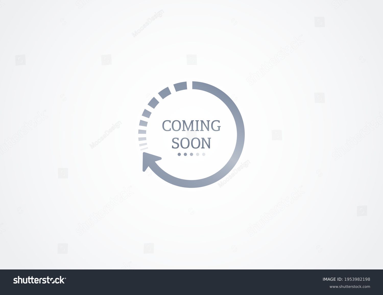 SVG of coming soon loading. no image, no video available. simple coming soon page vector illustration svg