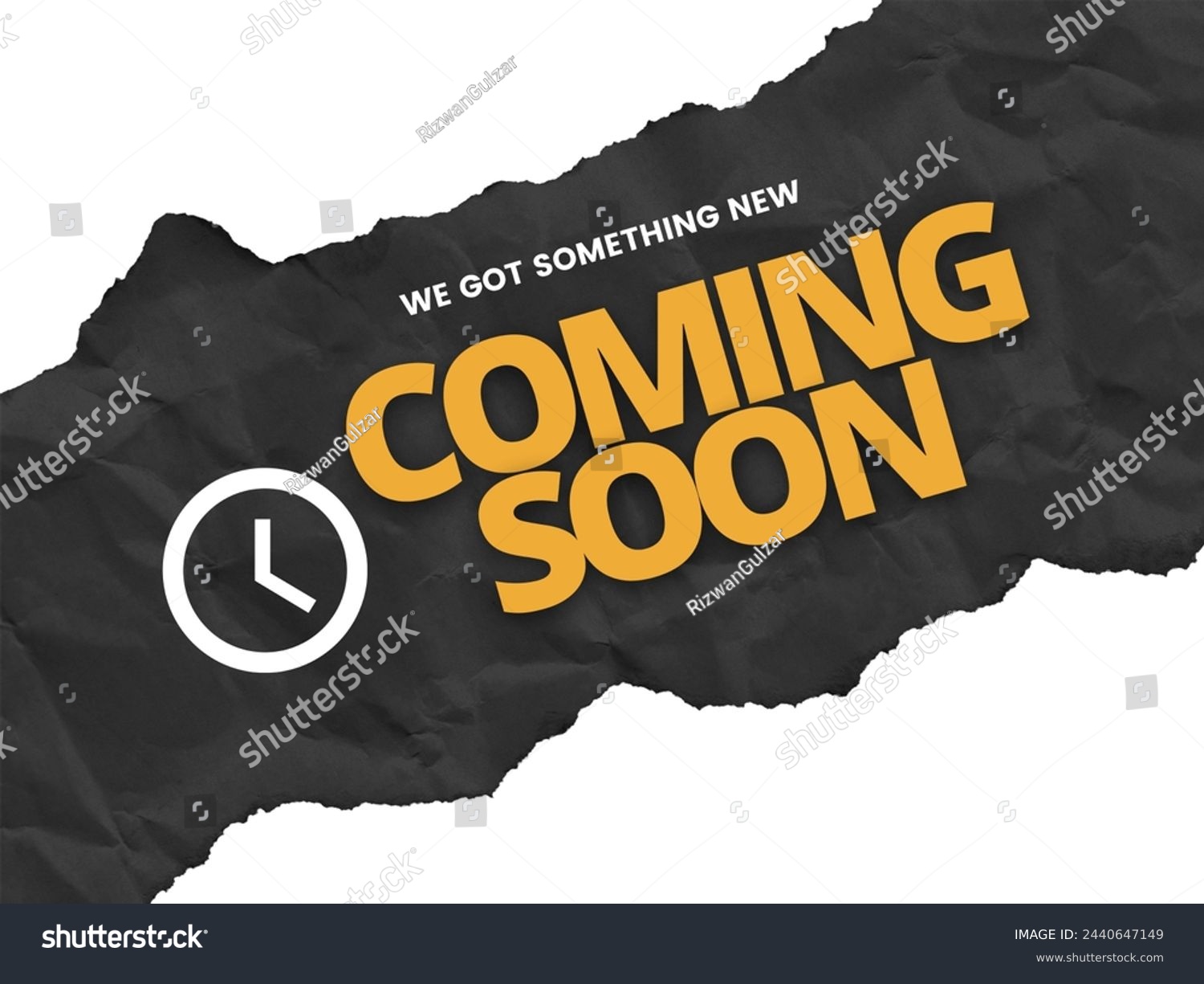 SVG of coming soon sooner opening of the shop or brand or company svg