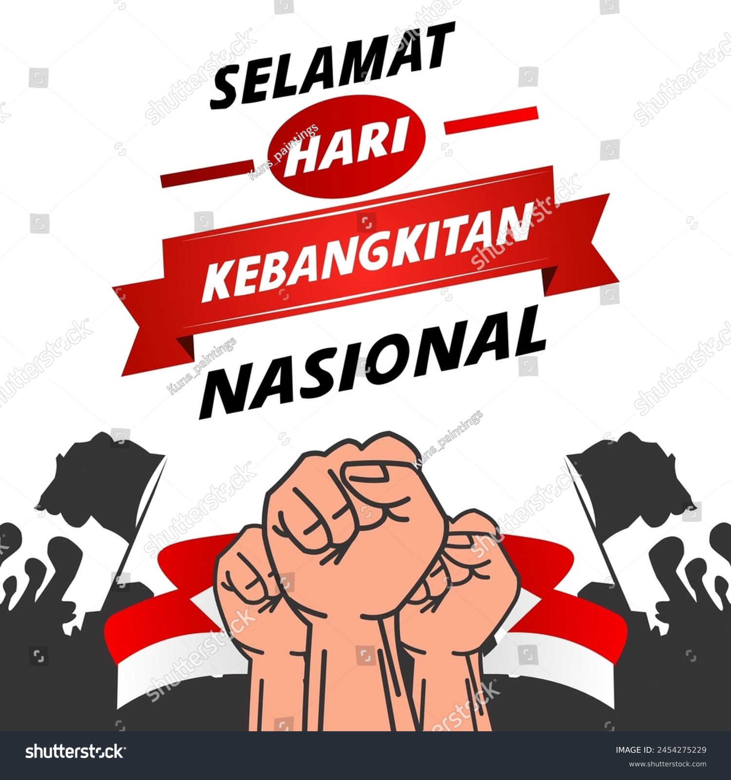 SVG of commemoration of Indonesia's historic day with the words 