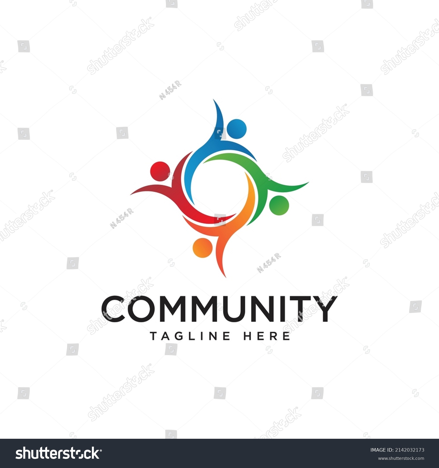 Community Logo Templates Vector Illustration Stock Vector (Royalty Free ...