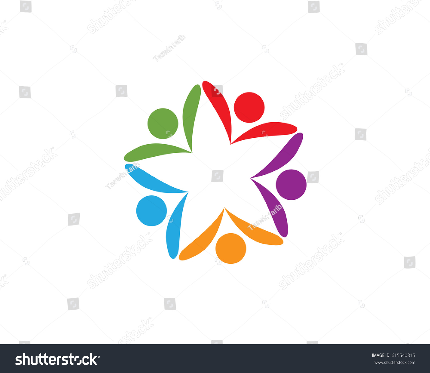 Community People Logos Stock Vector (Royalty Free) 615540815 | Shutterstock