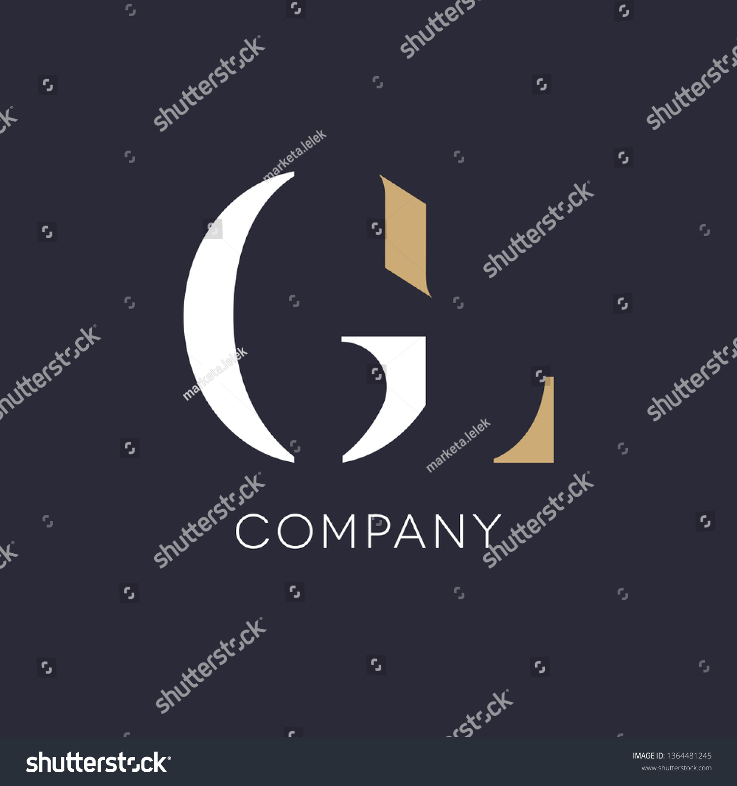 Company G L Logo Design Stock Vector Royalty Free Company G L Logo Design Stock Vector Royalty Free
