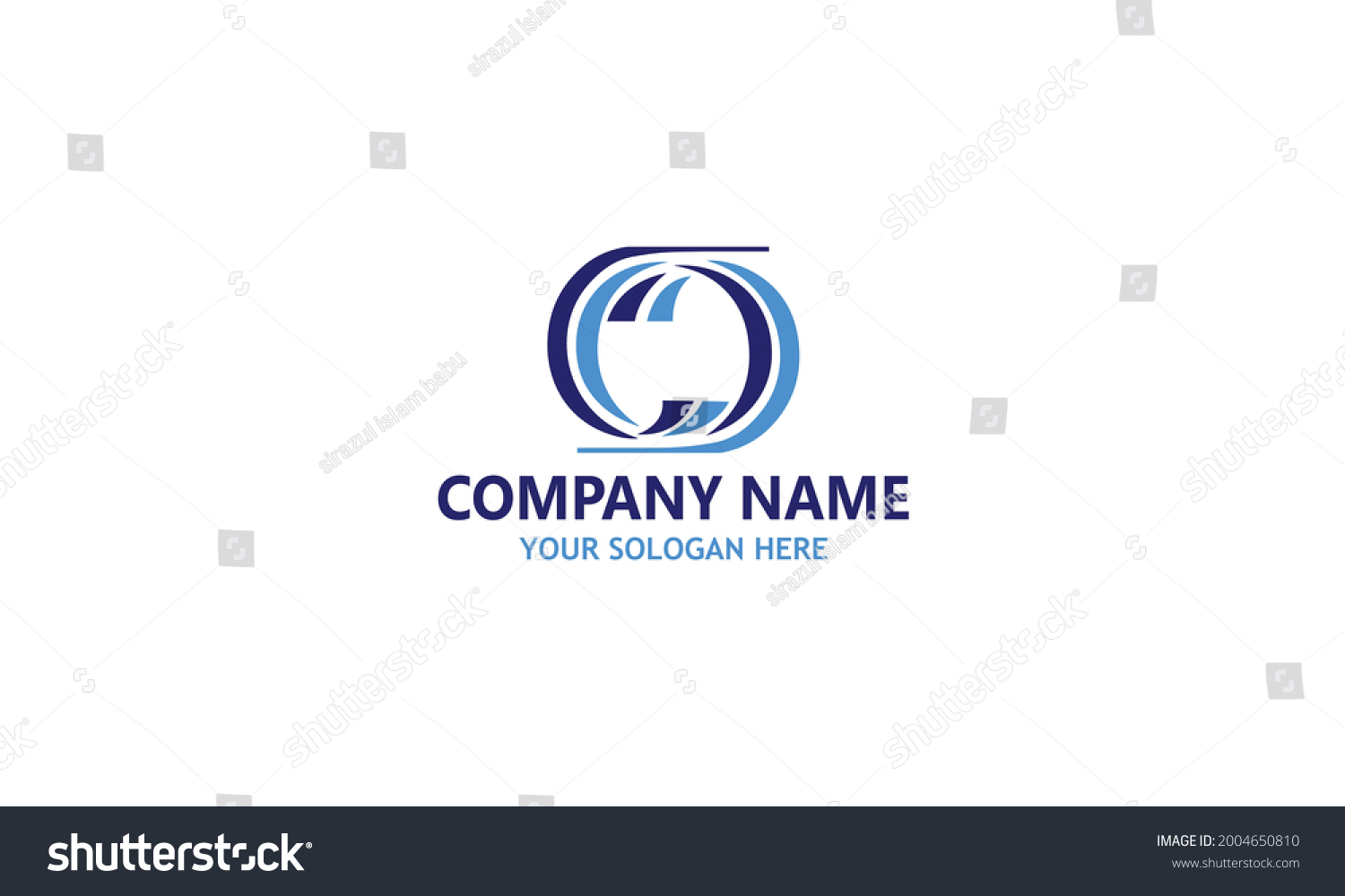 Company Logo Design Zero Logos Icon Stock Vector (Royalty Free ...