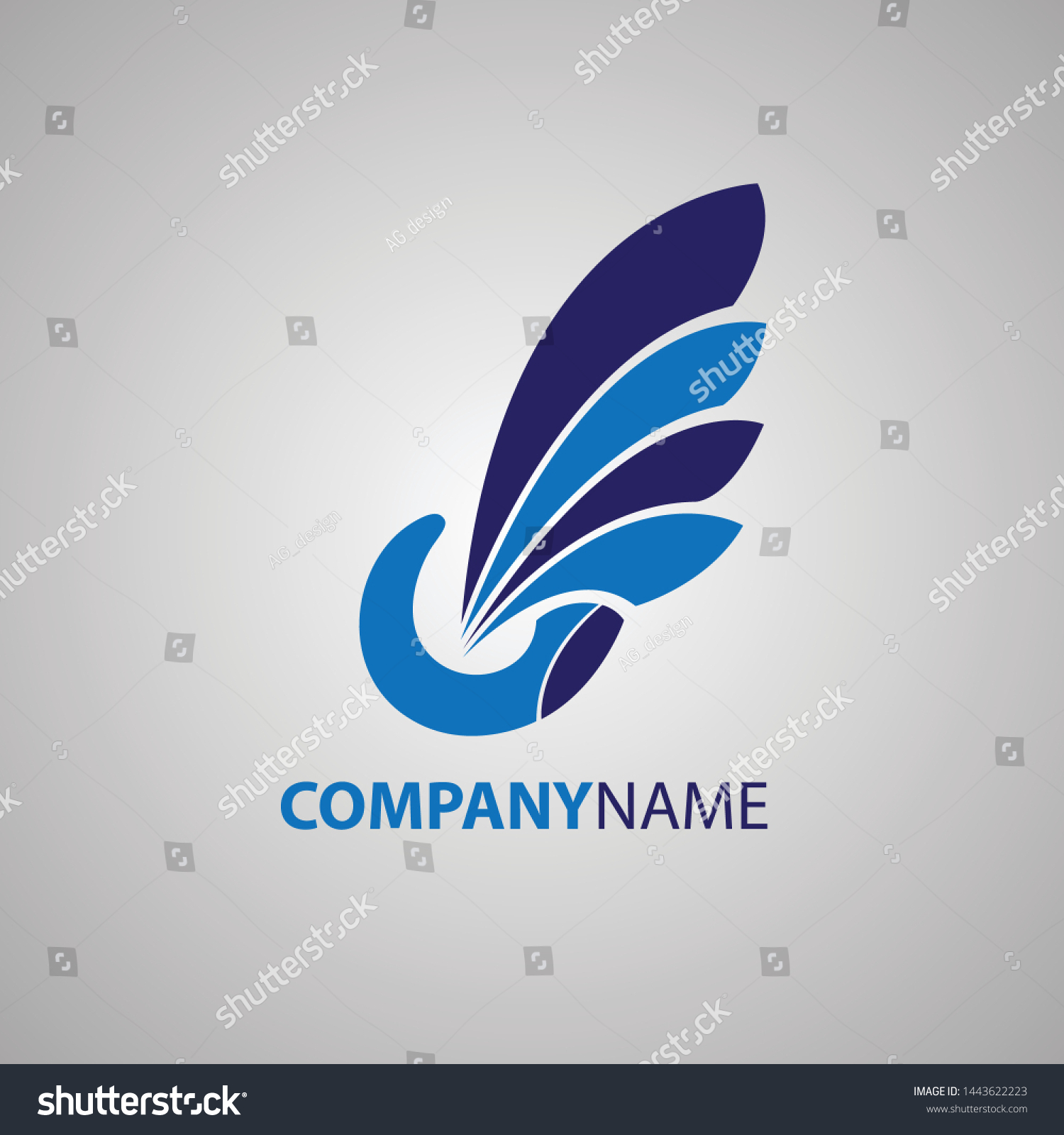 Company Logo Design Simple Logo Design Stock Vector Royalty Free