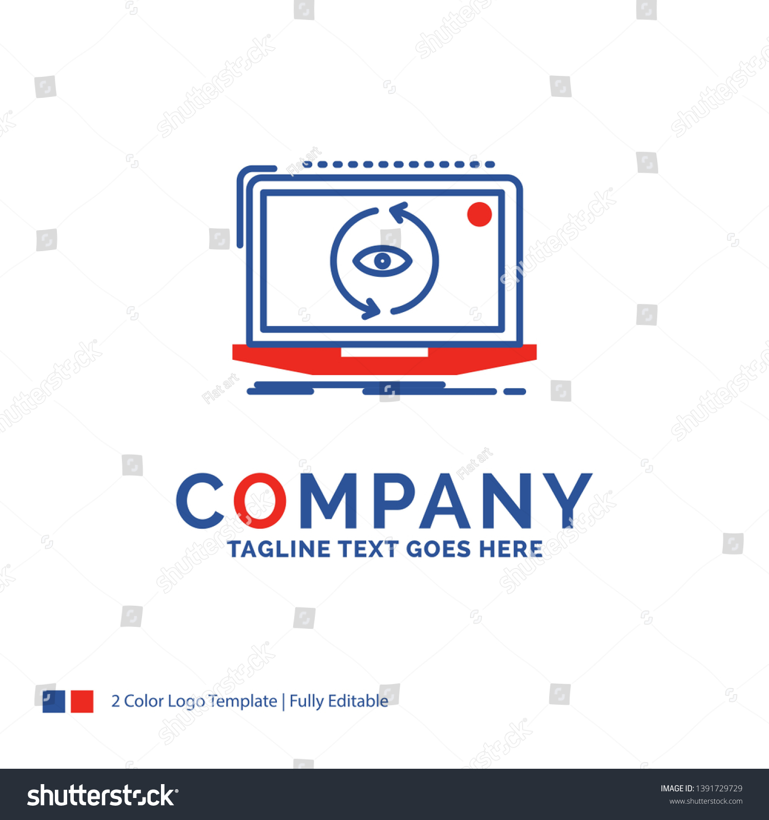 Company Name Logo Design App Application Stock Vector Royalty Free