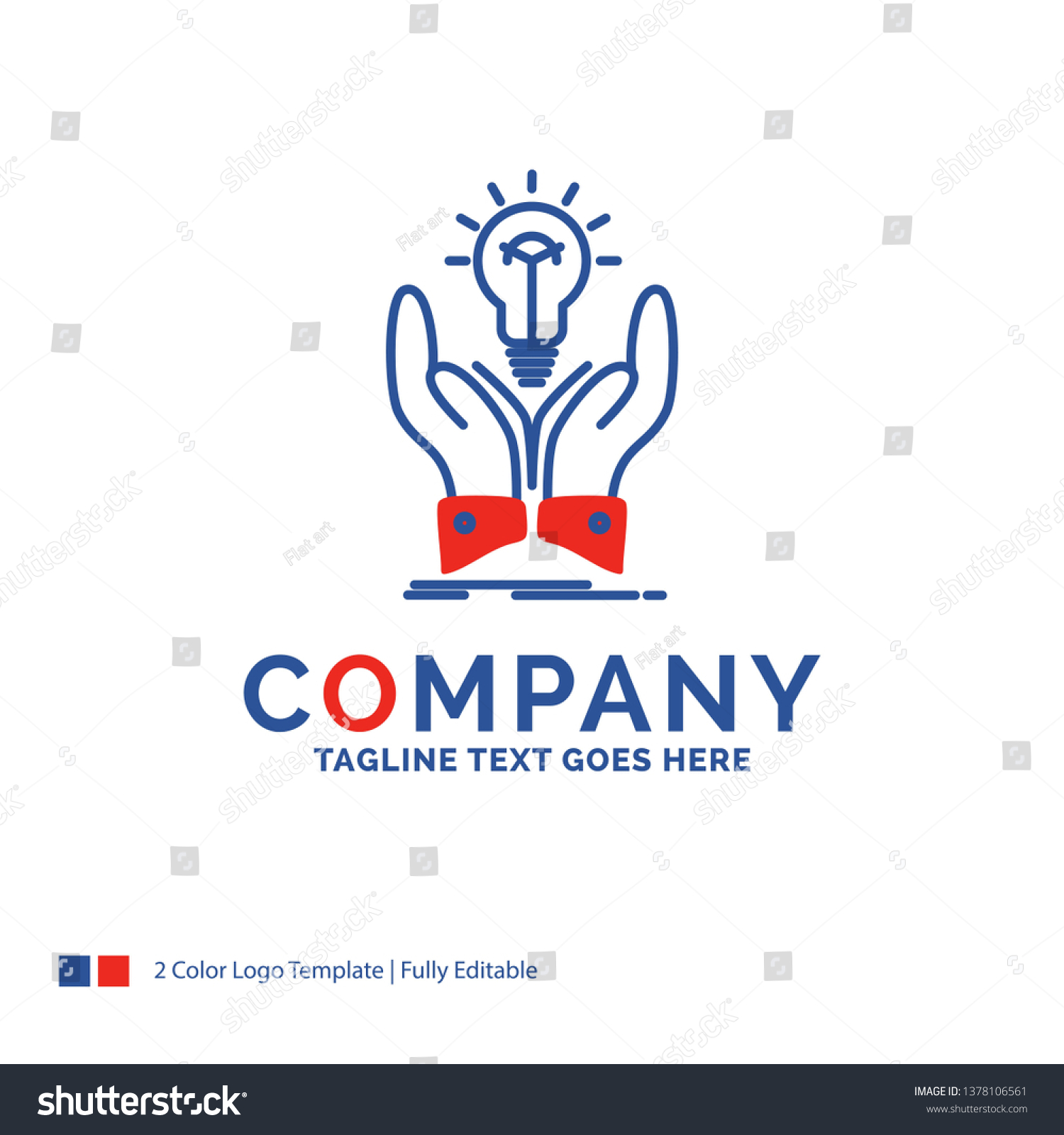 Company Name Logo Design Idea Ideas Stock Vector Royalty Free