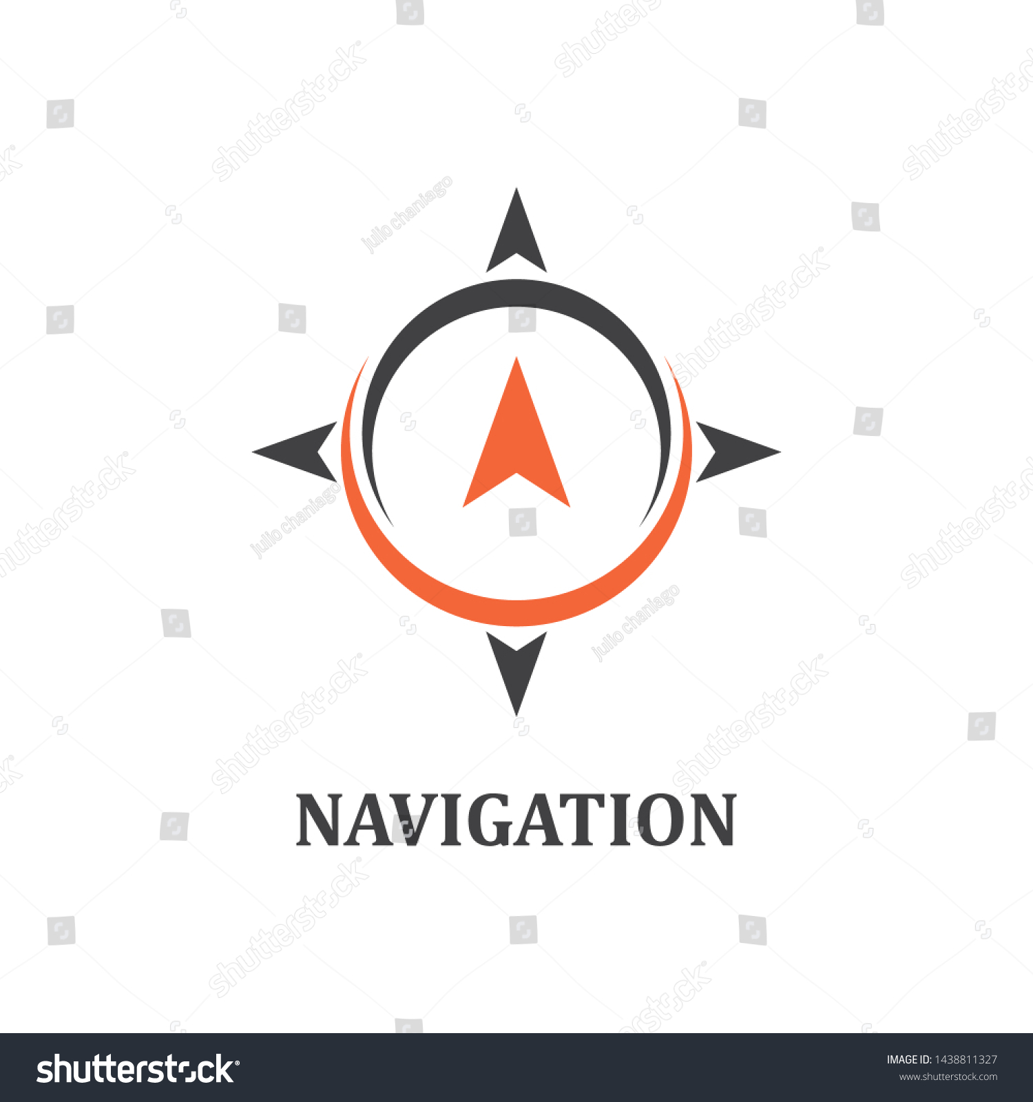 Compass Logo Vector Tempate Ilustration Design Stock Vector Royalty Free 1438811327 Shutterstock 8876