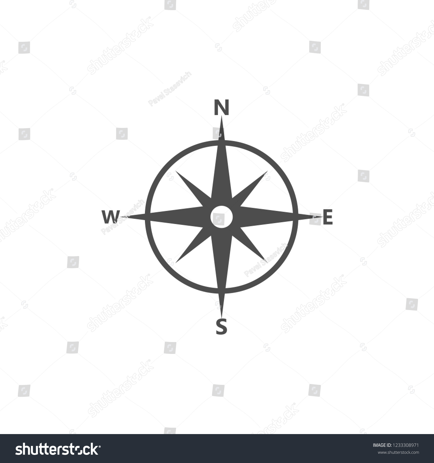 3,939 Vector compass rose silhouette wind Images, Stock Photos ...