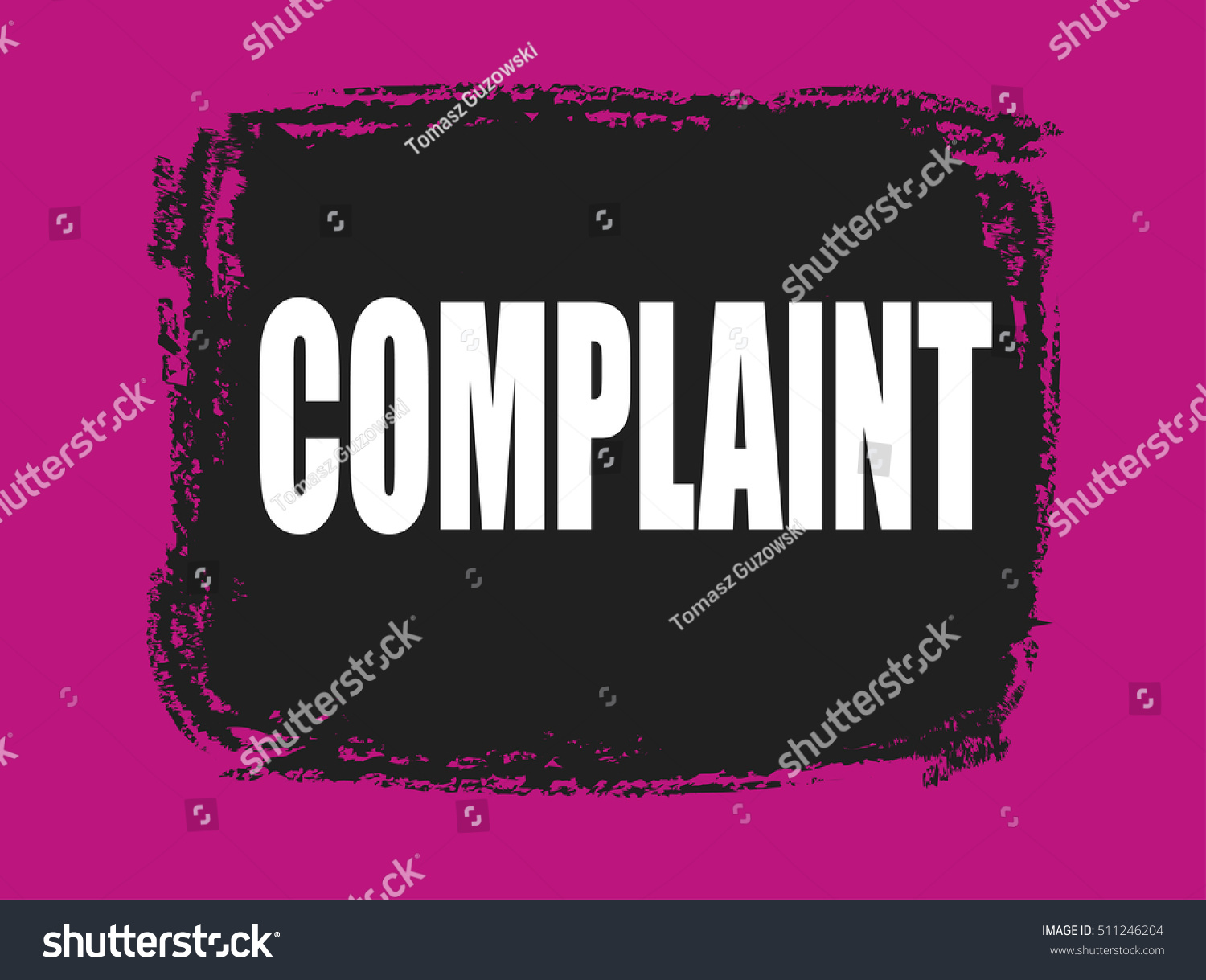 Complaint Banner vector de stock (libre de regalías) 511246204