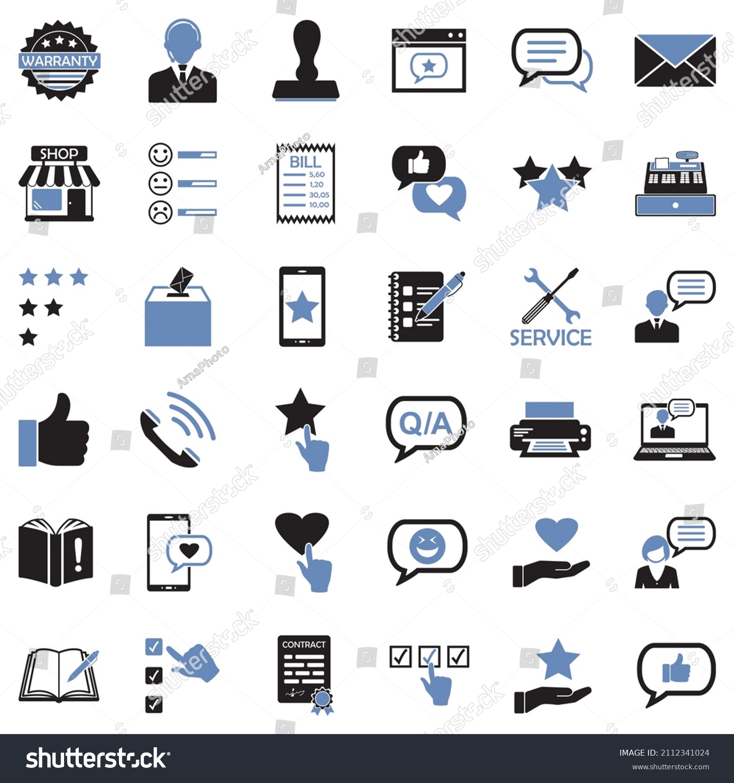 SVG of Complaint Icons. Two Tone Flat Design. Vector Illustration. svg