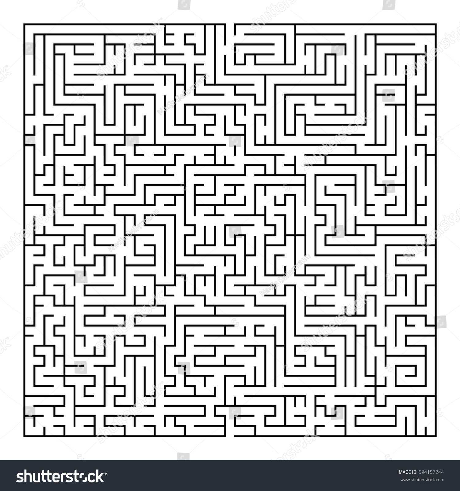 complex maze puzzle game 2 high stock vector 594157244 shutterstock