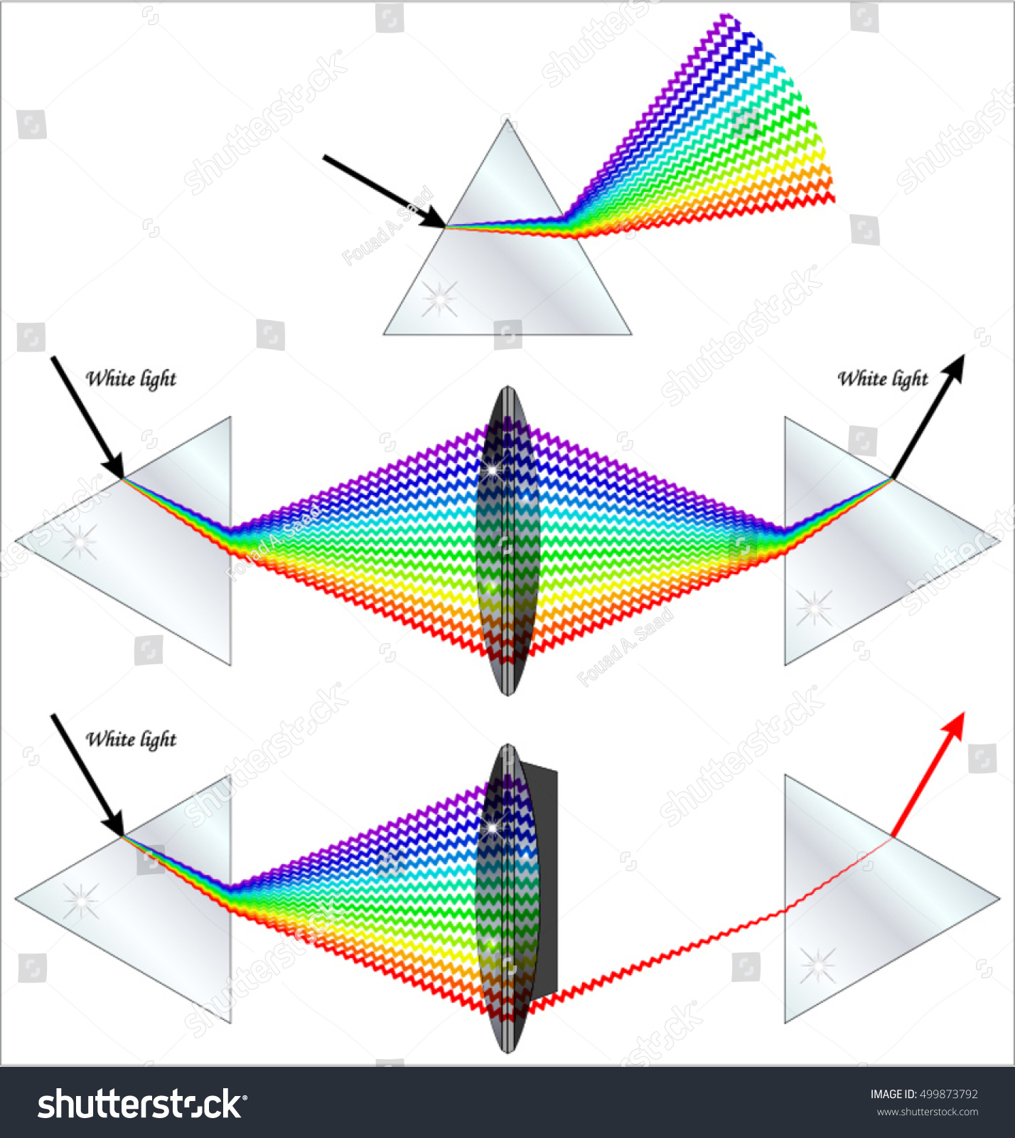 Composition White Light Stock Vector 499873792 - Shutterstock