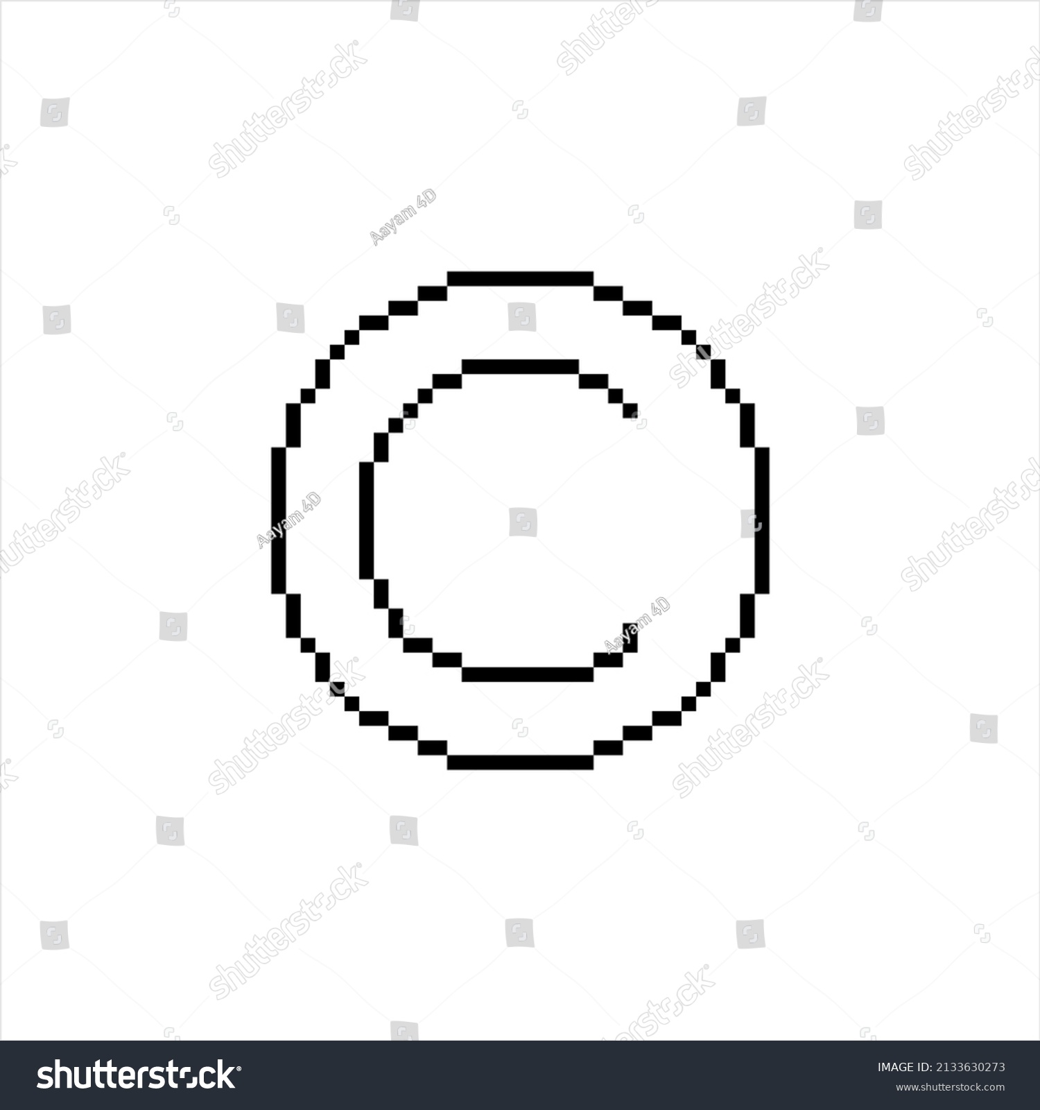 Computer New Folder Icon Pixel Art Stock Vector (Royalty Free) 2133630273