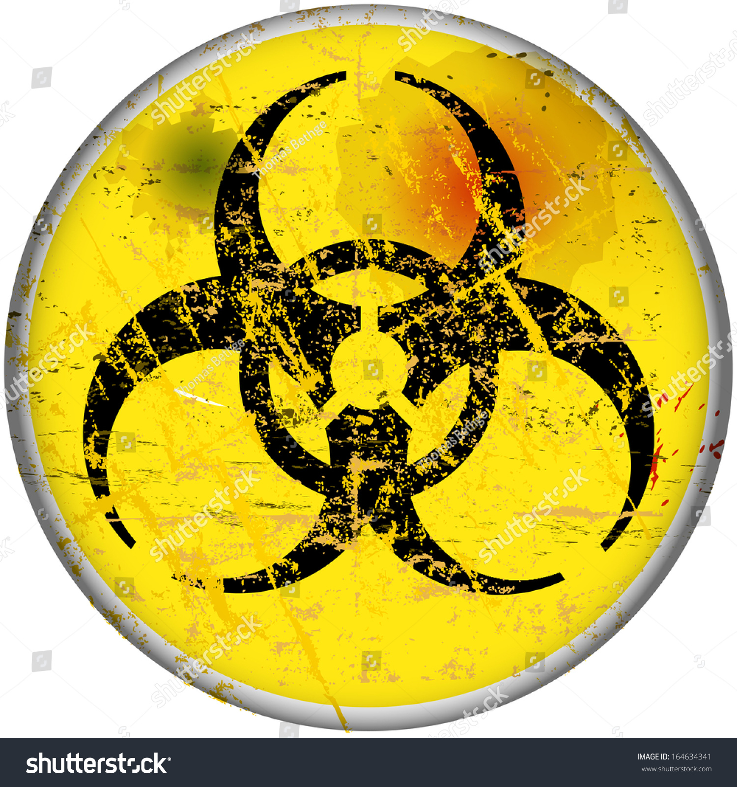 Computer Virus Warning Sign Vector Eps Stock Vector (Royalty Free