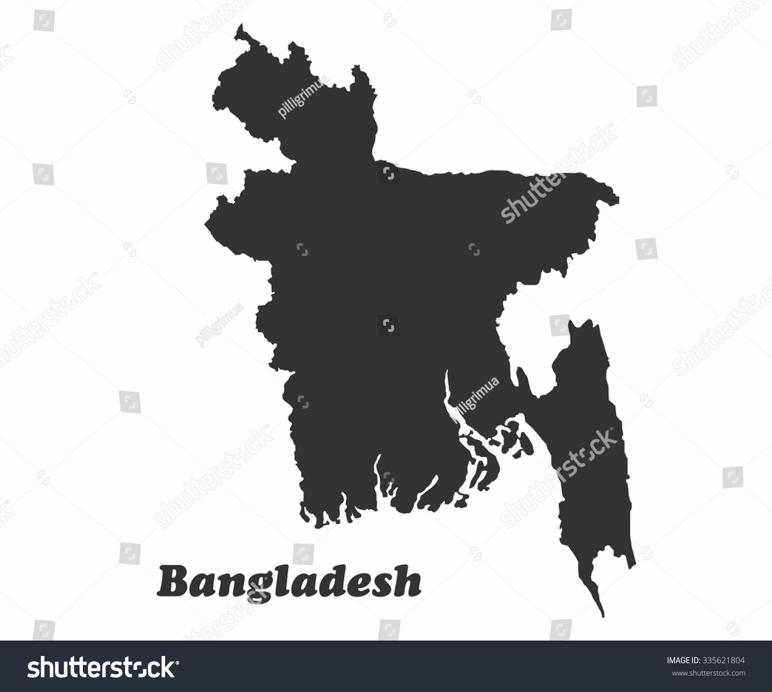 Concept Map Bangladesh Vector Design Illustration Stock Vector ...