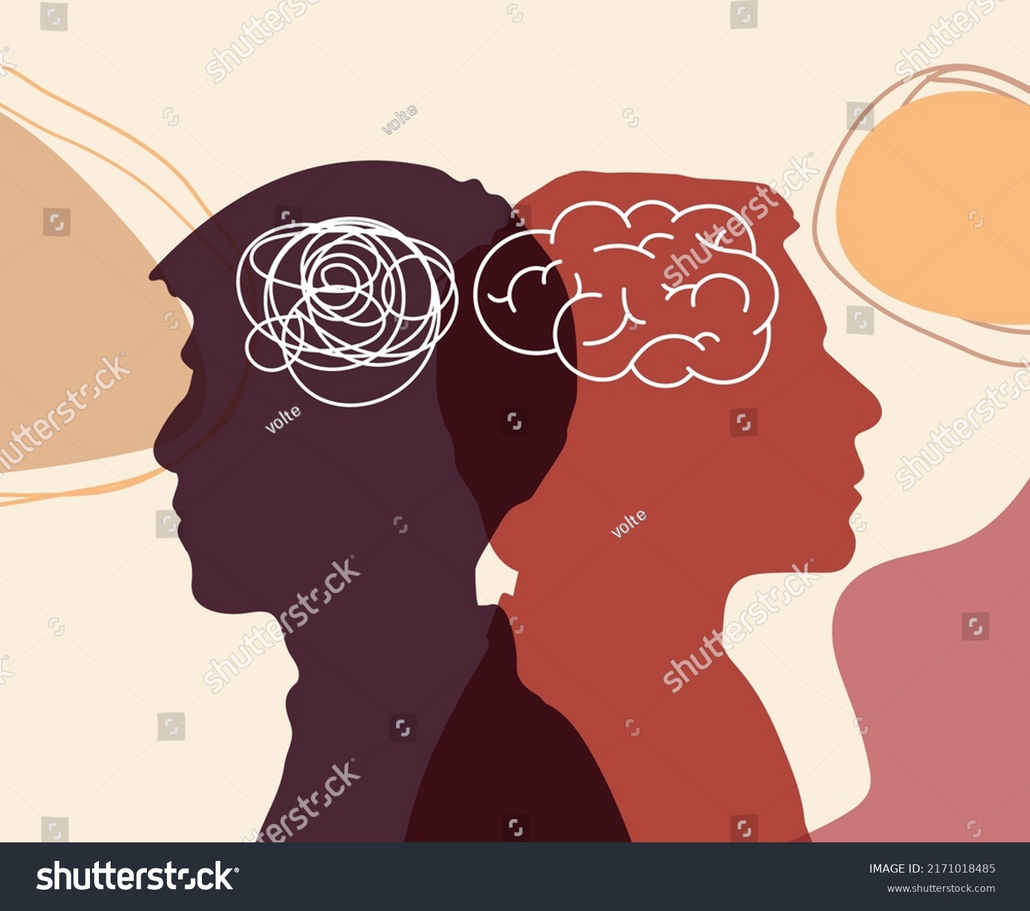 concept-mood-disorder-psychology-dual-personality-stock-vector-royalty