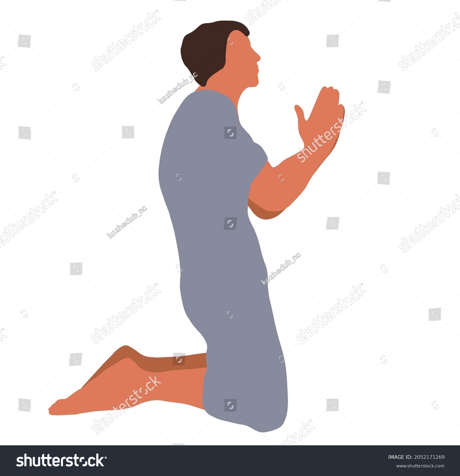 10,139 Man praying god Stock Vectors, Images & Vector Art | Shutterstock