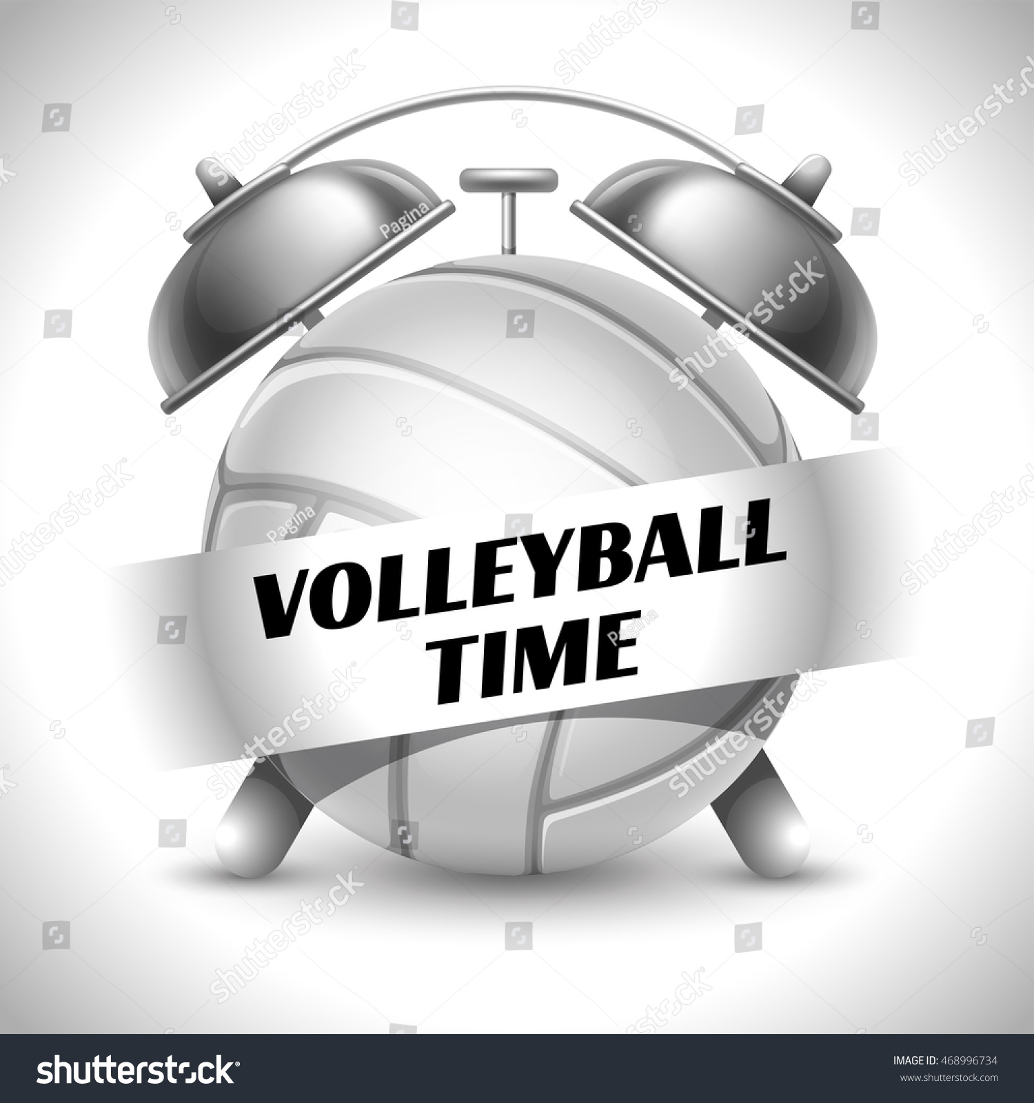 Concept On Sport Volleyball Theme Time 