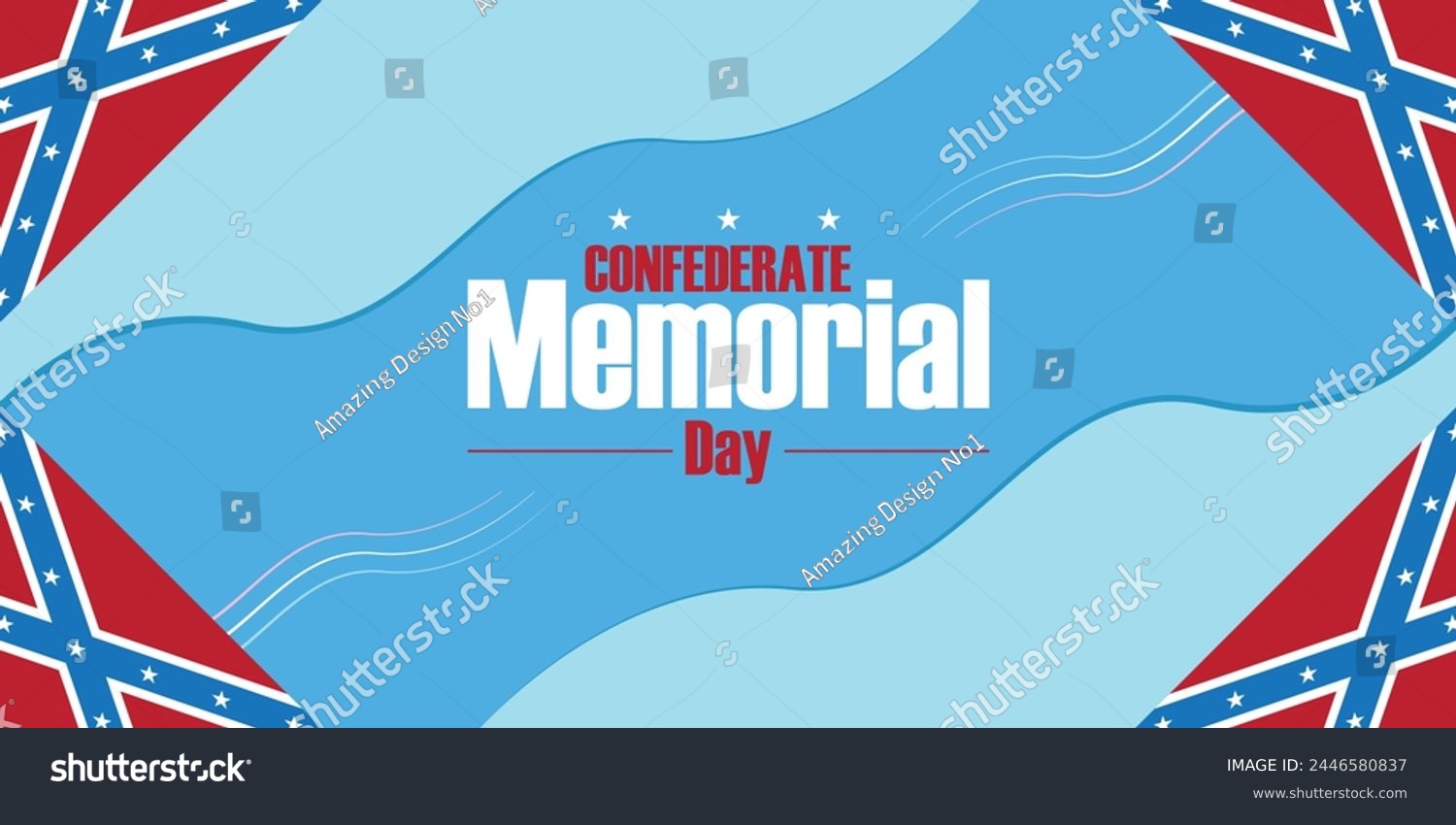 SVG of Confederate memorial day white and red text design  svg