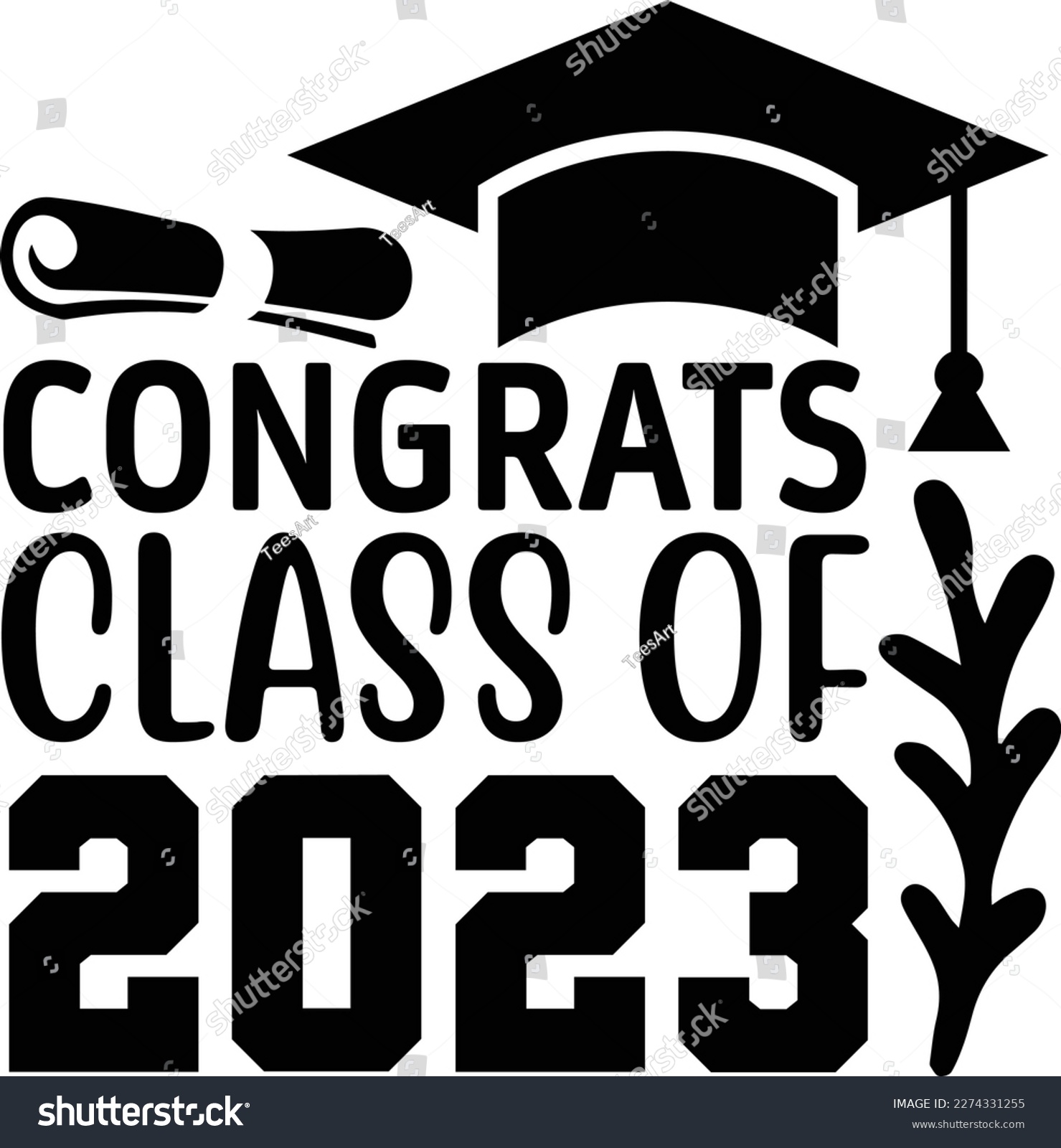 SVG of Congrats class of 2023 class of 2023 graduate svg designs svg