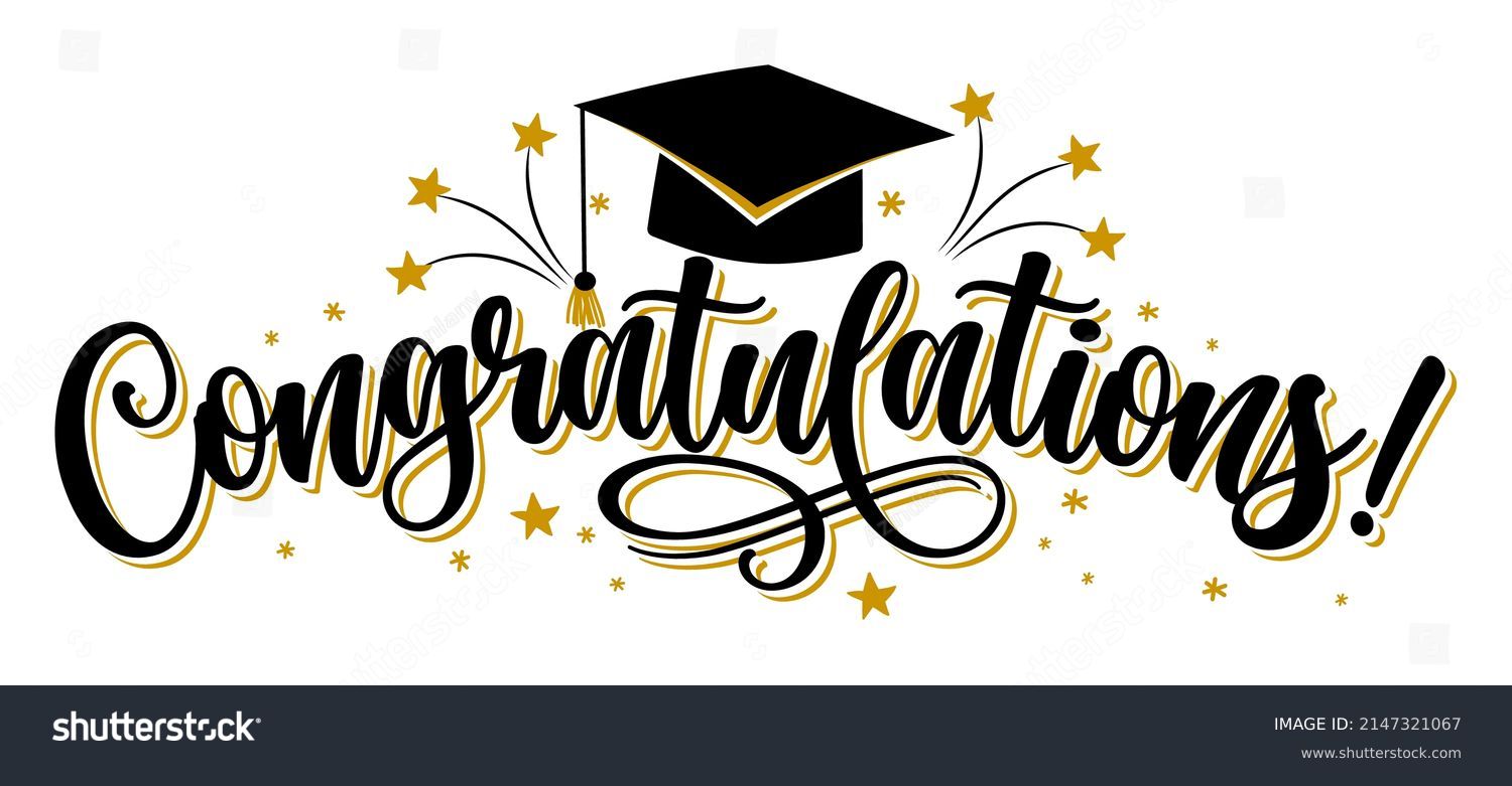 SVG of Congratulations Graduates Class of 2022 - Typography. black text isolated white background. Vector illustration of a graduating class of 2021. graphics elements for t-shirts, and the idea for the sign svg