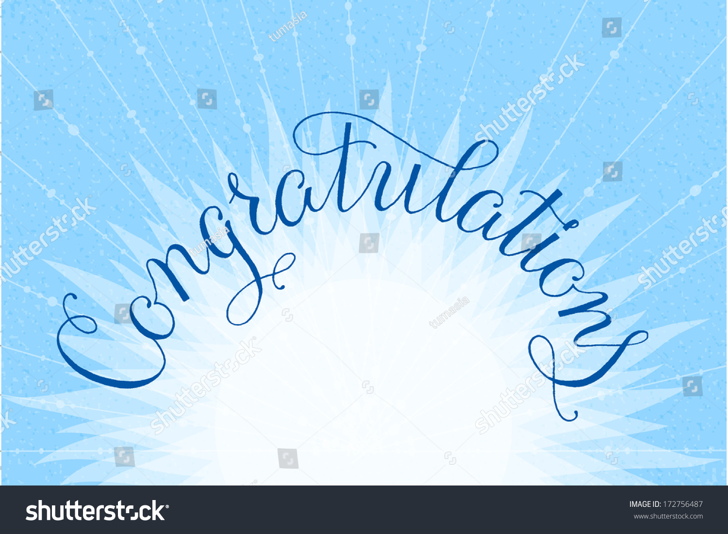 Congratulations Lettering Illustration Hand Written Design 스톡 벡터(로열티 프리