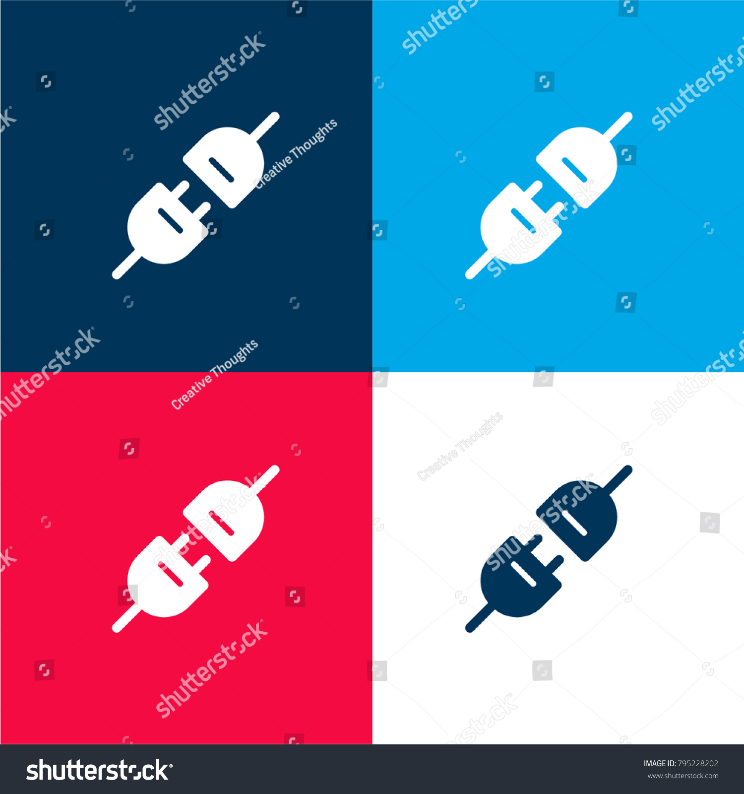 Connect Four Color Material Minimal Icon Stock Vector Royalty