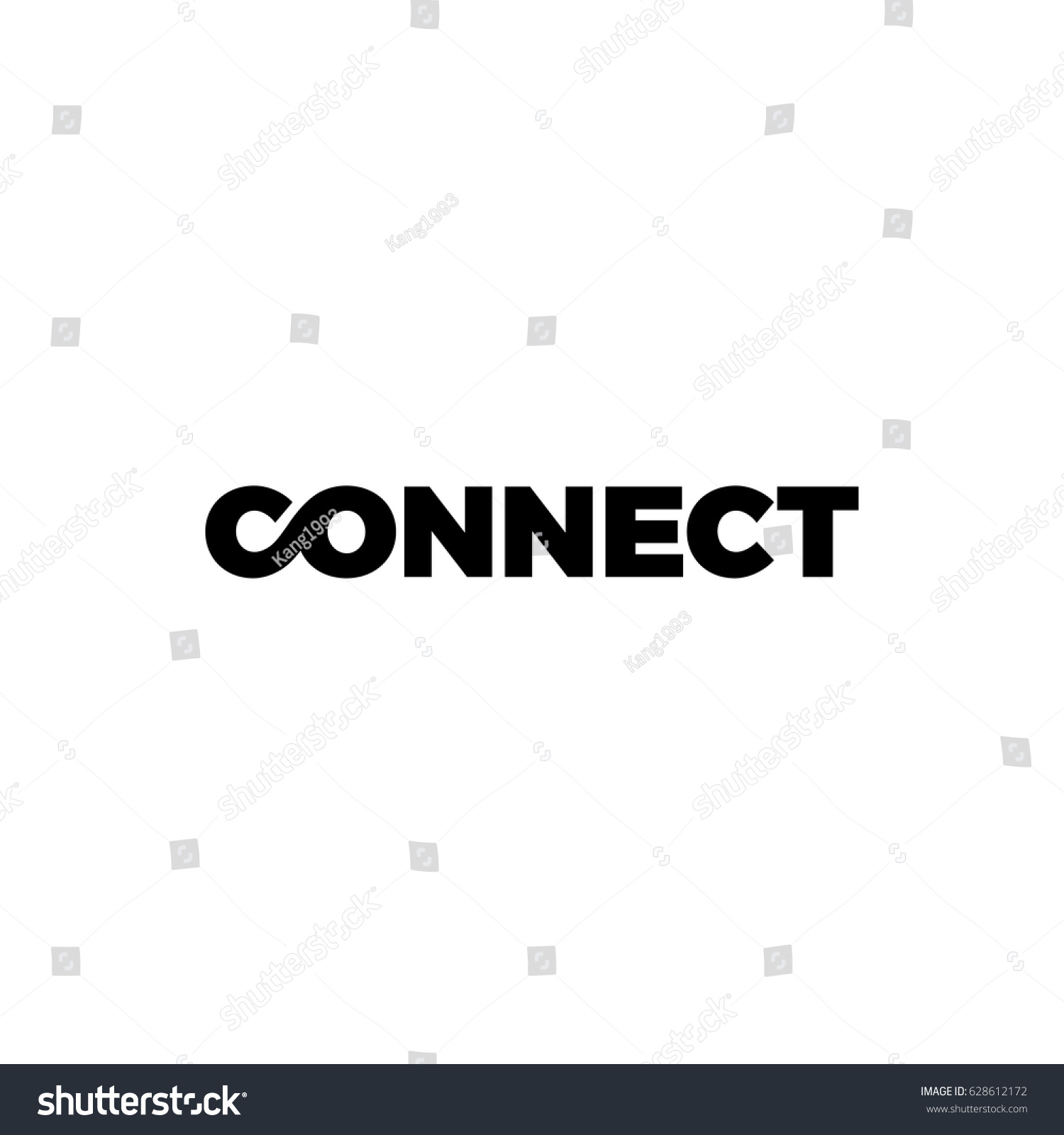 Connect Logo Vector Illustration Stock Vector (Royalty Free) 628612172 ...