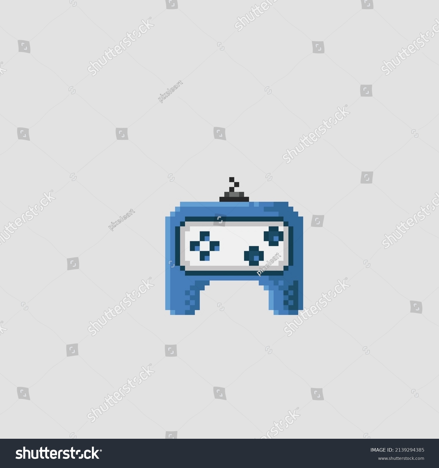 Console Controller Pixel Style Stock Vector (Royalty Free) 2139294385 ...