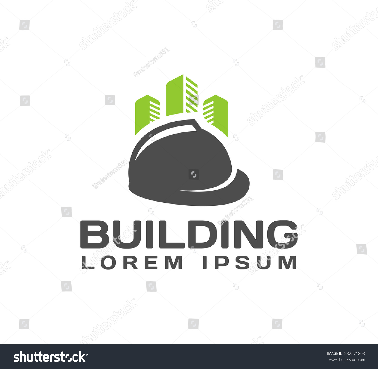 Construction Helmet Vector Icon Engineering Architecture Stock Vector ...