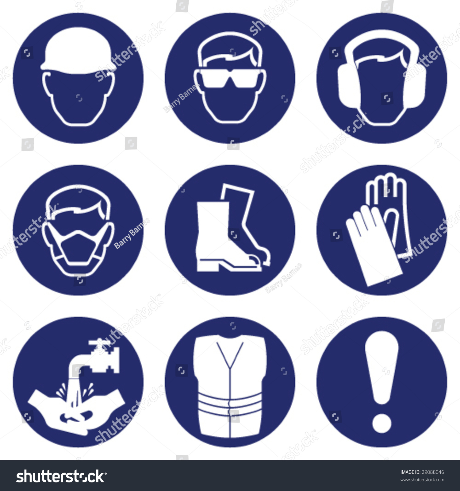 Construction Industry Health And Safety Stock Vector Illustration ...