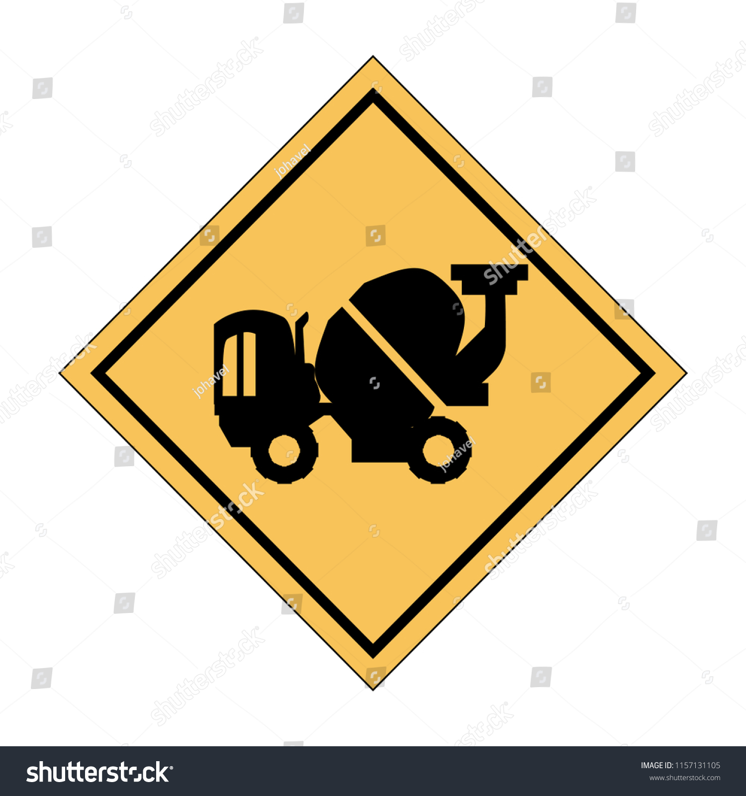 Construction Signs Design vector de stock (libre de regalías) 1157131105 Shutterstock