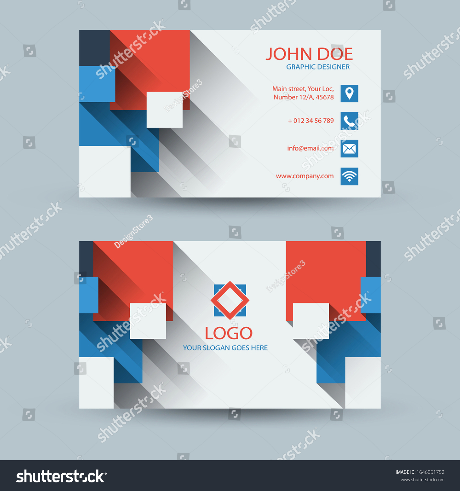 Call Cards Template from image.shutterstock.com