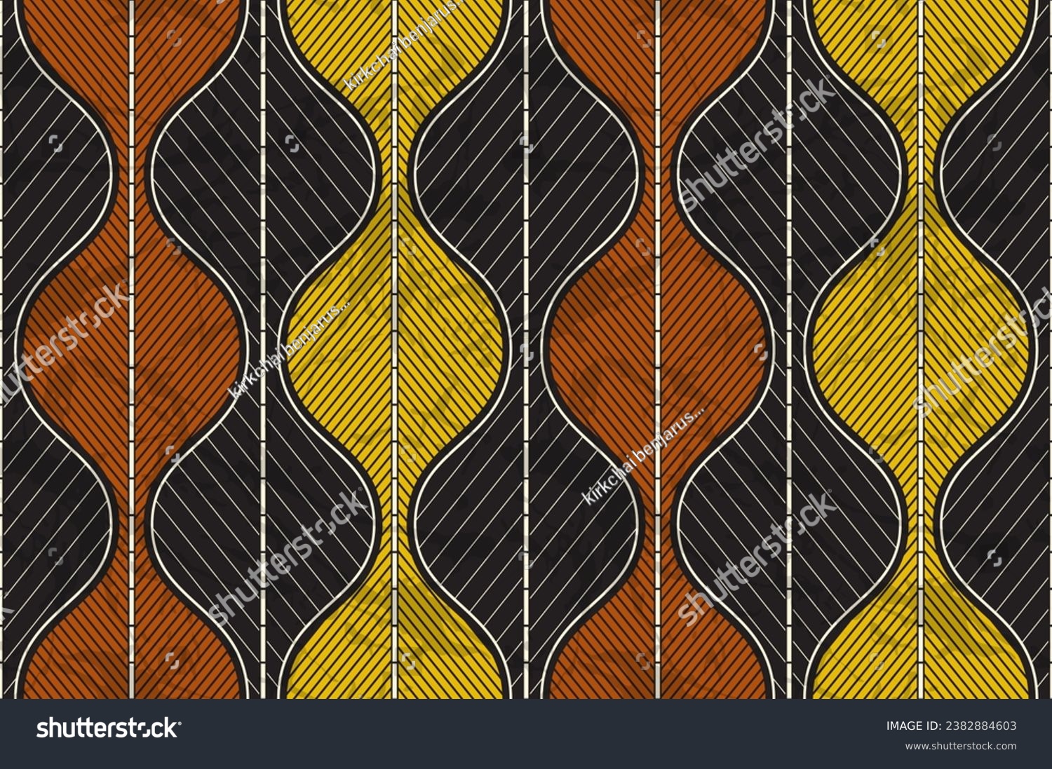 SVG of Contemporary African Tribal Abstract Textile Art, Vibrant Colors for Inspire Modern Fashion Statements and Ethnic Cultural Fusion Patterns,  Straight lines and Curves Design svg