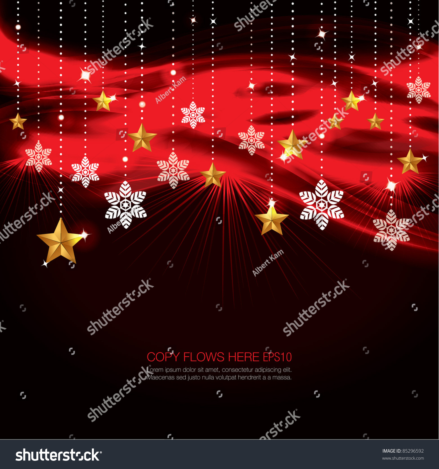 Contemporary Christmas Background With Element Stock Vector Illustration 85296592 : Shutterstock