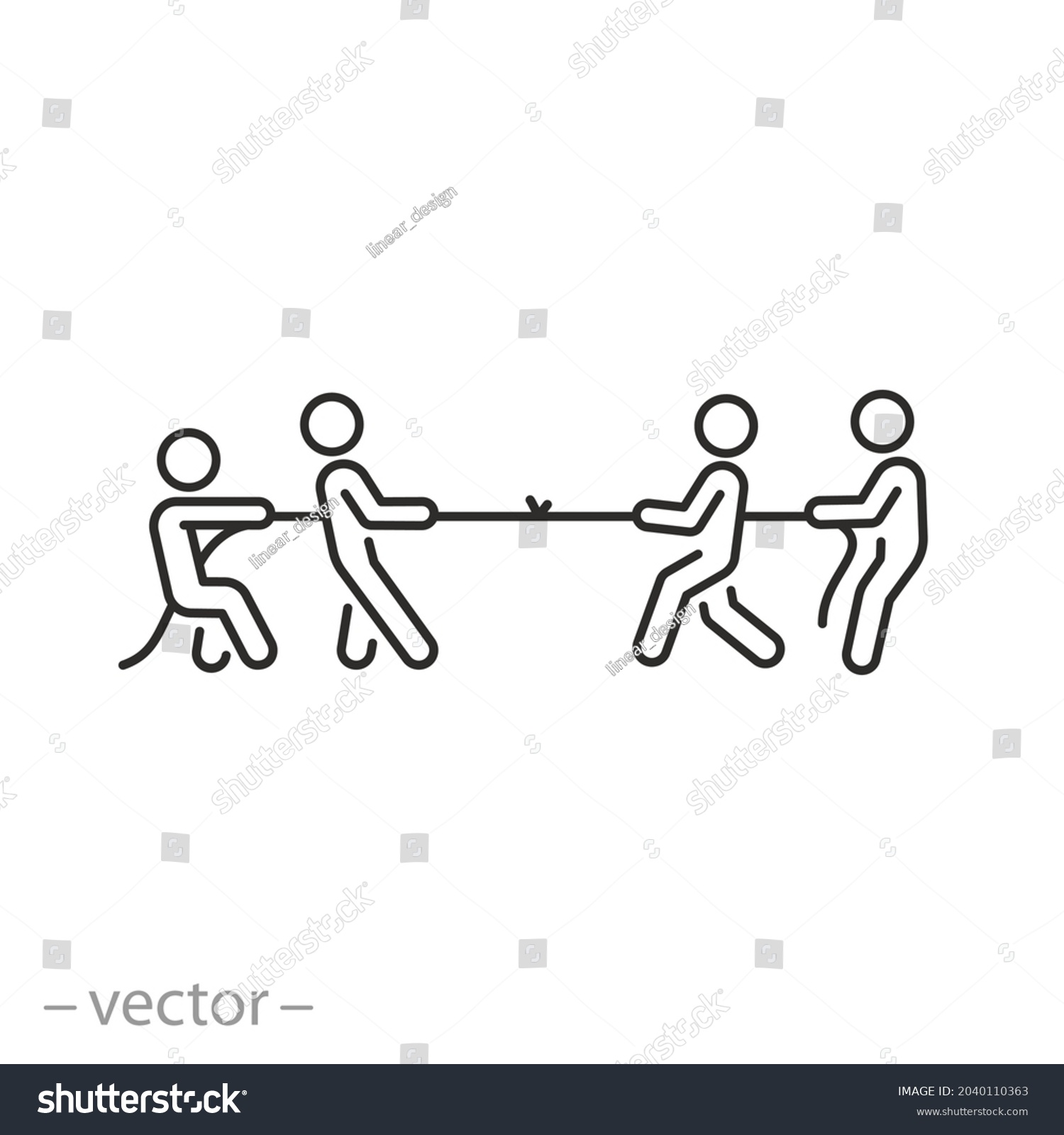 Tug-of-war Stock Illustrations, Images & Vectors | Shutterstock