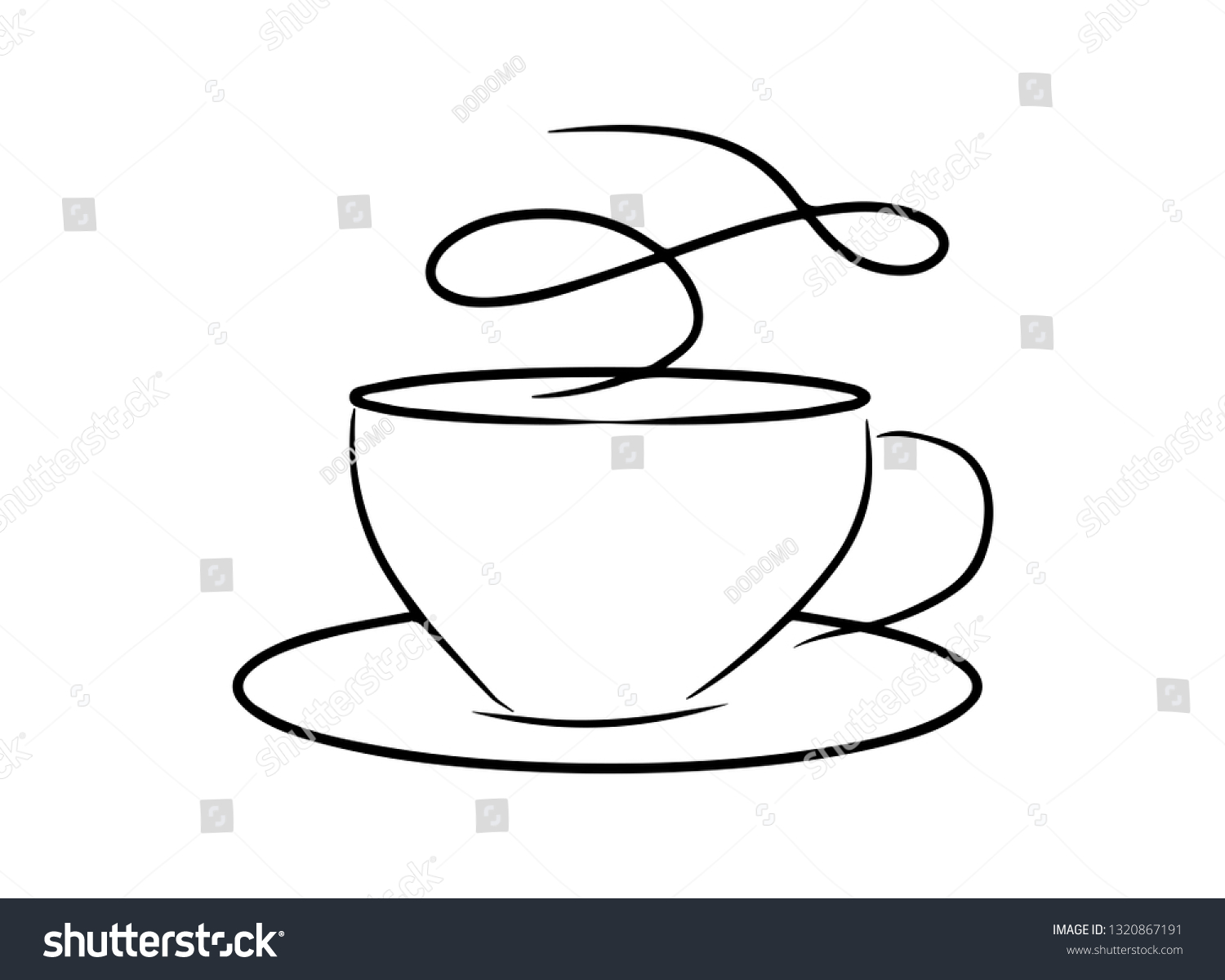 Continuous Line Art One Line Drawing Stock Vector (Royalty Free ...