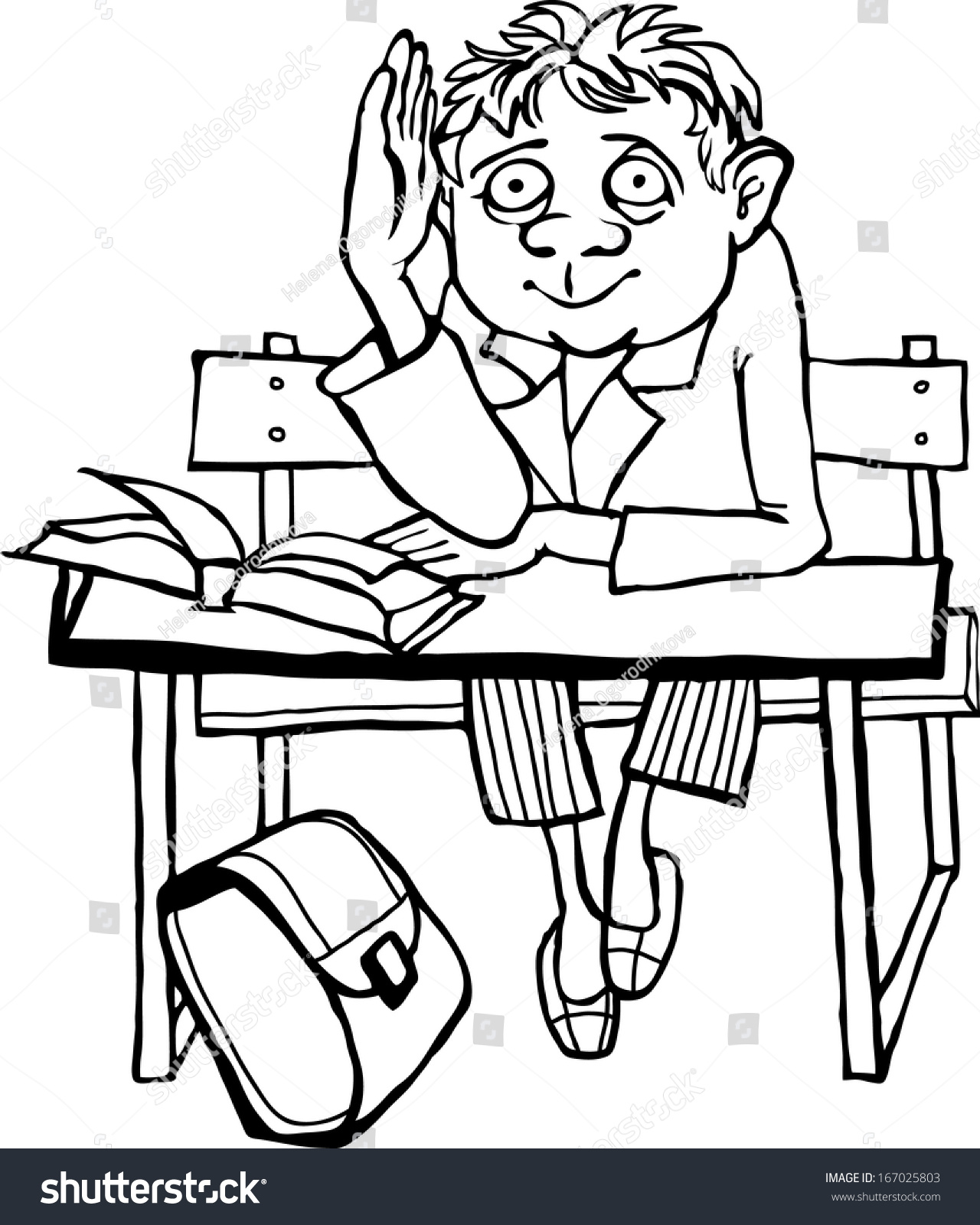 School Desk Drawing School Desk Drawing