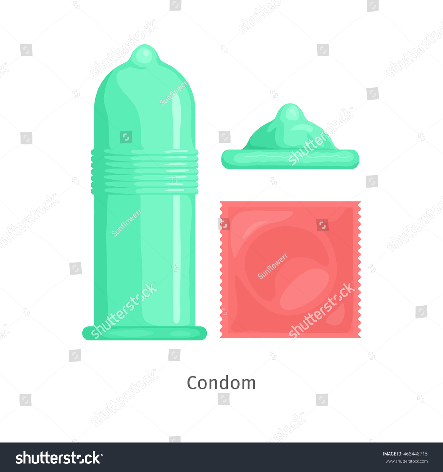 Contraception Method Condom Contraceptive Icons Set Stock Vector Royalty Free 468448715 6940