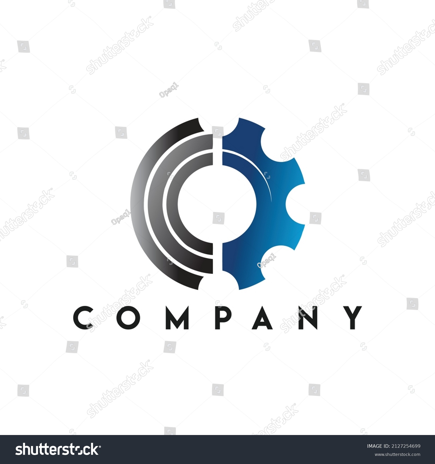 Control Gear Logo Gear Logo Designs Stock Vector (Royalty Free ...