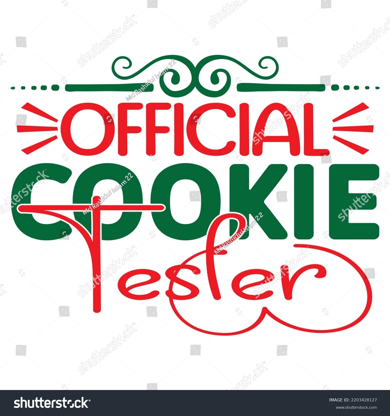 SVG of Cookie SVG T-Shirt Design Vector File. svg